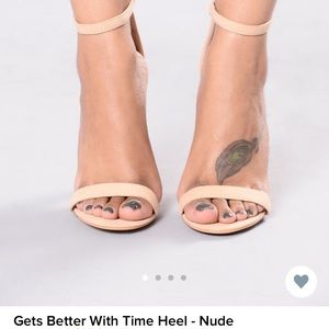 Nude heel Fashion Nova